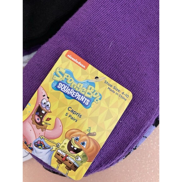New Disney HALLOWEEN Crew Socks  MINNIE, Stitch, Spongebob, Wednesday - Picture 7 of 16